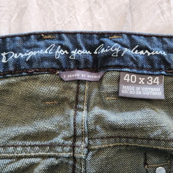 i Jeans by Buffalo Stephen Easy Straight jeans mens size 40 x 34 - Picture 5 of 8